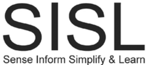 SISL Sense Inform Simplify & Learn Logo (EUIPO, 04.09.2012)