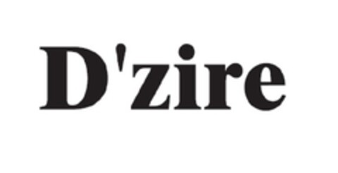 D'zire Logo (EUIPO, 10/28/2013)