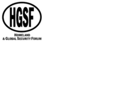 HGSF HOMELAND & GLOBAL SECURITY FORUM Logo (EUIPO, 11/09/2015)