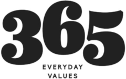 365 EVERYDAY VALUES Logo (EUIPO, 12/11/2015)