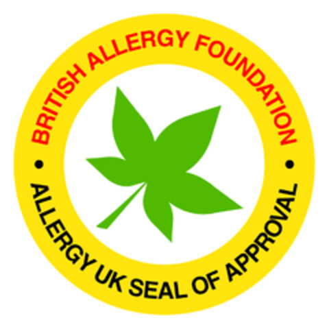 British Allergy Foundation Allergy UK Seal of Approval Logo (EUIPO, 15.12.2015)