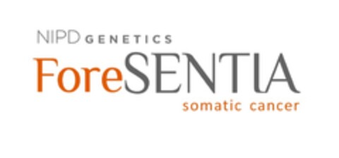 ForeSENTIA somatic cancer NIPD Genetics Logo (EUIPO, 19.06.2019)