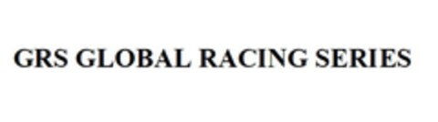 GRS GLOBAL RACING SERIES Logo (EUIPO, 08/27/2020)