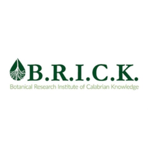 B.R.I.C.K Botanical Research Institute of Calabrian Knowledge Logo (EUIPO, 09.09.2022)