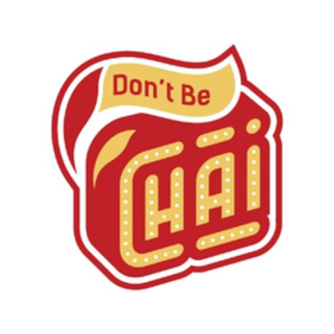 Don't Be Chai Logo (EUIPO, 02/27/2023)