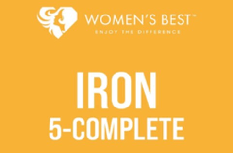 Women's best enjoy the difference IRON 5-COMPLETE Logo (EUIPO, 22.08.2023)