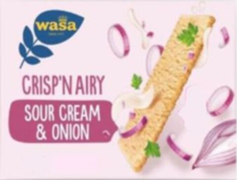 wasa SINCE 1919 CRISP'N AIRY SOUR CREAM & ONION Logo (EUIPO, 10.11.2023)