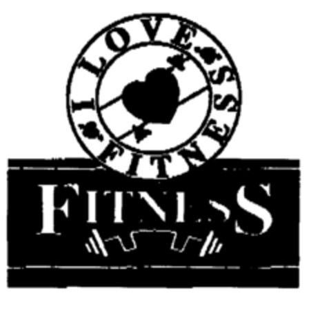 I LOVE FITNESS Logo (EUIPO, 07/25/1996)