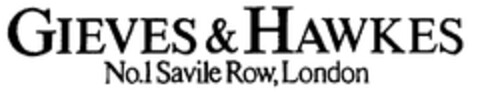 GIEVES & HAWKES Logo (EUIPO, 12.08.1996)