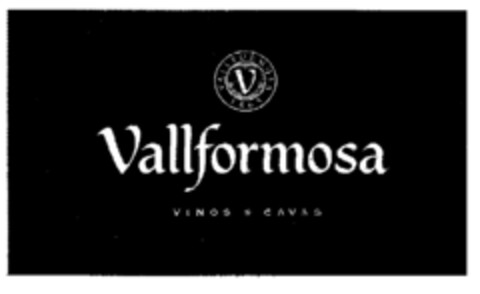 V Vallformosa VINOS & CAVAS Logo (EUIPO, 01/23/2002)