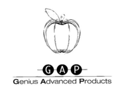 GAP
GENIUS ADVANCED PRODUCTS Logo (EUIPO, 24.12.2003)