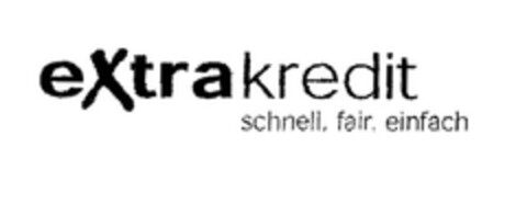 EXTRAKREDIT schnell, fair, einfach Logo (EUIPO, 20.05.2005)