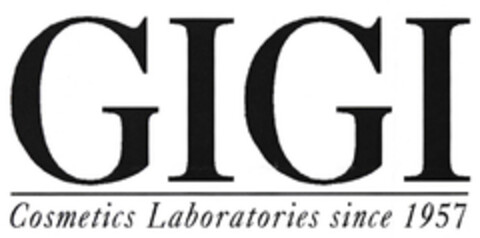 GIGI Cosmetics Laboratories since 1957 Logo (EUIPO, 16.12.2005)