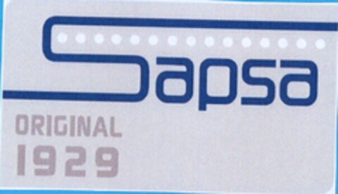 SAPSA ORIGINAL 1929 Logo (EUIPO, 12.01.2007)