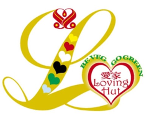 BE VEG GO GREEN Loving Hut Logo (EUIPO, 17.12.2008)