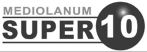 MEDIOLANUM SUPER 10 Logo (EUIPO, 03/13/2009)