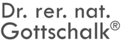 Dr. rer. nat.
Gottschalk® Logo (EUIPO, 17.03.2011)