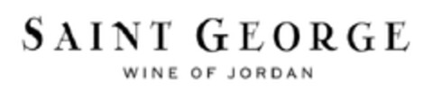 SAINT GEORGE WINE OF JORDAN Logo (EUIPO, 15.07.2011)