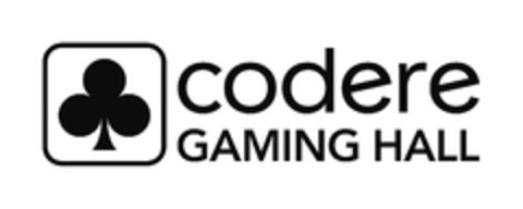 CODERE GAMING HALL Logo (EUIPO, 05/20/2013)