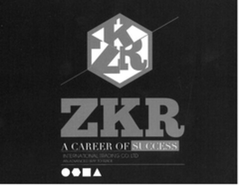 ZKR A CAREER OF SUCCESS INTERNATIONAL TRADING CO. LTD AN ADVANCED WAY TO TRADE Logo (EUIPO, 03/21/2014)