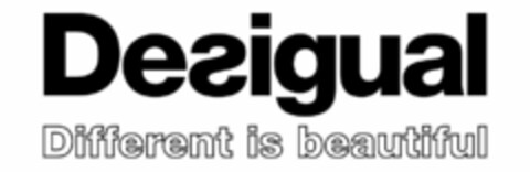 DESIGUAL Different is beautiful Logo (EUIPO, 06/06/2016)
