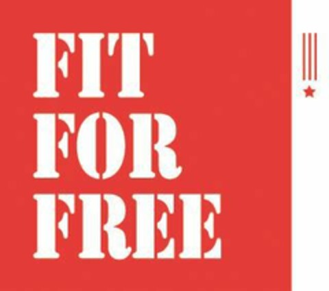 FIT FOR FREE Logo (EUIPO, 19.09.2017)