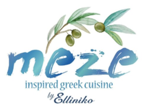 MEZE INSPIRED GREEK CUISINE BY ELLINIKO Logo (EUIPO, 03/07/2018)