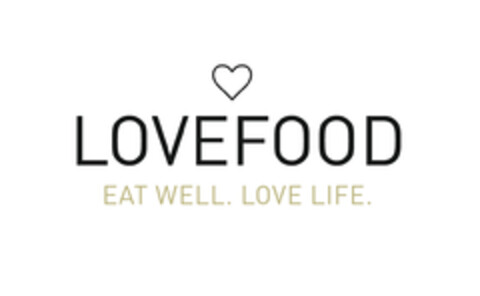 LOVEFOOD EAT WELL LOVE LIFE Logo (EUIPO, 19.03.2018)