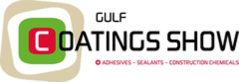 Gulf Coatings Show + Adhesives - Sealants - Construction Chemicals Logo (EUIPO, 19.05.2022)