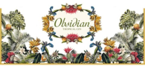 OBSIDIAN TROPICAL GIN Logo (EUIPO, 10/10/2022)