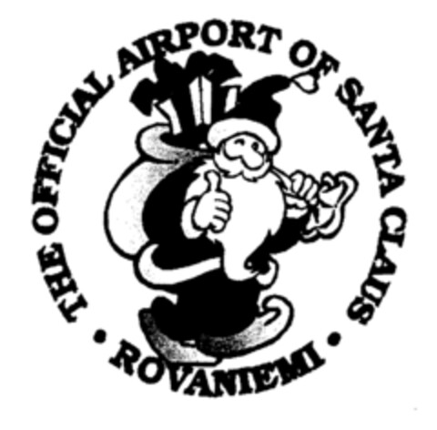 THE OFFICIAL AIRPORT OF SANTA CLAUS . ROVANIEMI . Logo (EUIPO, 05/20/1996)