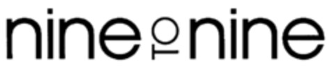 nine TO nine Logo (EUIPO, 10/13/2001)