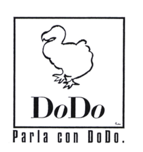 DoDo ..Parla con DoDo. Logo (EUIPO, 07/21/2003)