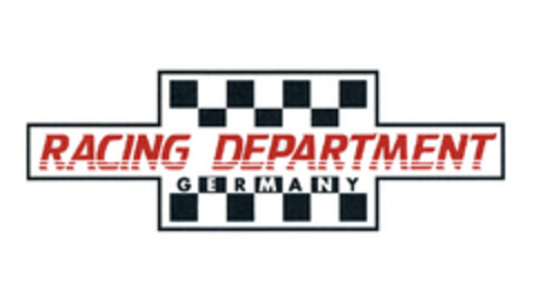 RACING DEPARTMENT GERMANY Logo (EUIPO, 12.11.2004)