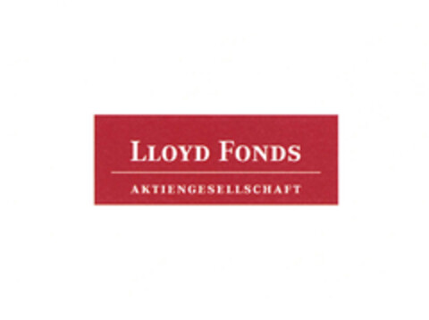LLOYD FONDS AKTIENGESELLSCHAFT Logo (EUIPO, 07/14/2006)