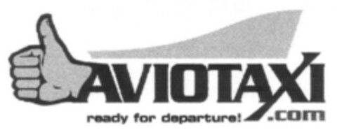 AVIOTAXI.com ready for departure! Logo (EUIPO, 02/21/2007)