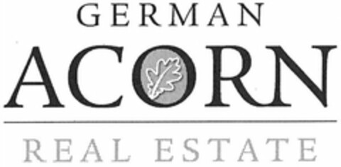 GERMAN ACORN REAL ESTATE Logo (EUIPO, 04.01.2008)