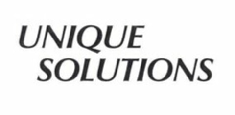 UNIQUE SOLUTIONS Logo (EUIPO, 05.02.2008)