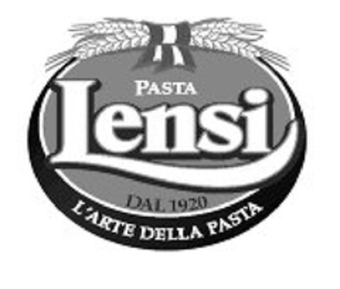 Pasta Lensi Dal 1920 L'ARTE DELLA PASTA Logo (EUIPO, 21.01.2010)