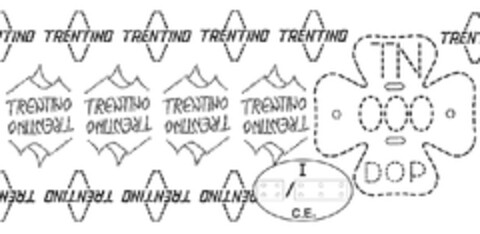 TRENTINO D.O.P. Logo (EUIPO, 18.03.2010)