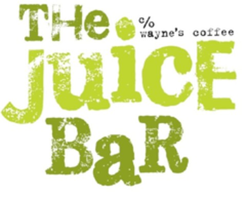 THE JUICE BAR c/o wayne's coffee Logo (EUIPO, 06/11/2013)