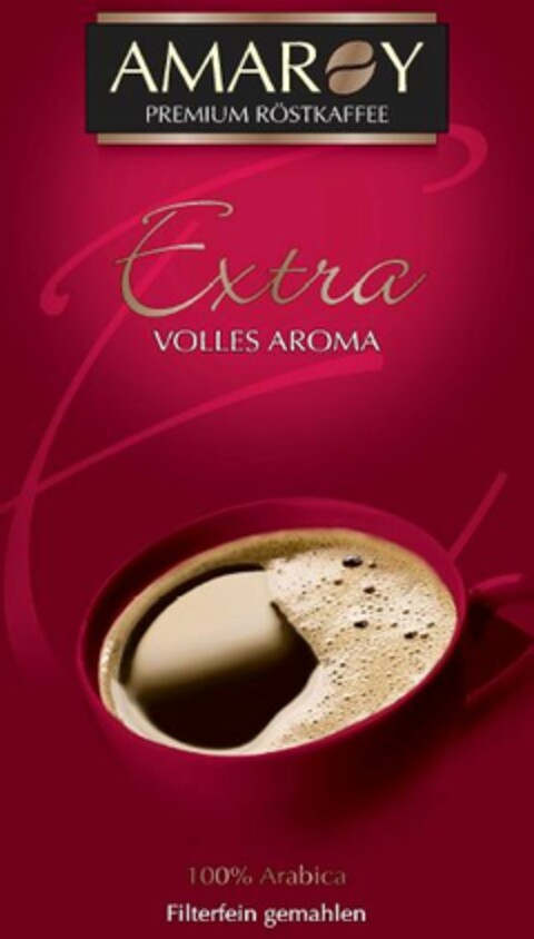 AMAROY PREMIUM RÖSTKAFFEE Extra VOLLES AROMA Logo (EUIPO, 04.02.2014)