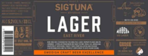 Sigtuna LAGER East River Logo (EUIPO, 20.05.2014)