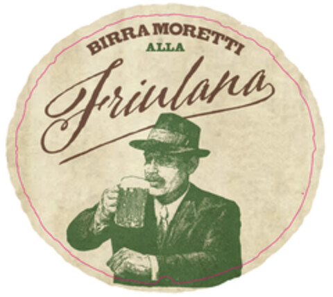 BIRRA MORETTI ALLA Friulana Logo (EUIPO, 12/12/2014)