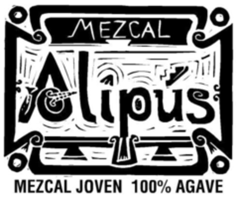 MEZCAL Alipús MEZCAL JOVEN 100% AGAVE Logo (EUIPO, 11.03.2015)