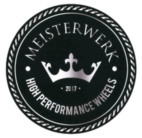 MEISTERWERK 2017 HIGH PERFORMANCE WHEELS Logo (EUIPO, 30.11.2017)