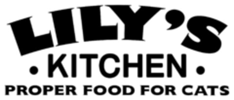 LILY'S KITCHEN PROPER FOOD FOR CATS Logo (EUIPO, 20.03.2019)