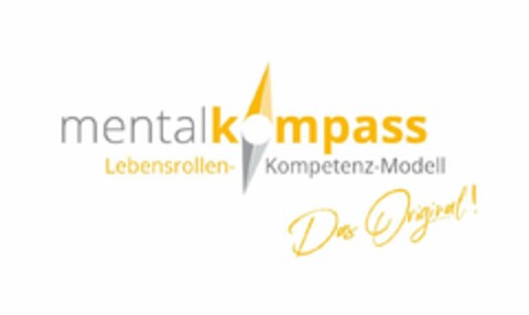 mentalkompass Lebensrollen-Kompetenz-Modell Das Original! Logo (EUIPO, 06/19/2019)