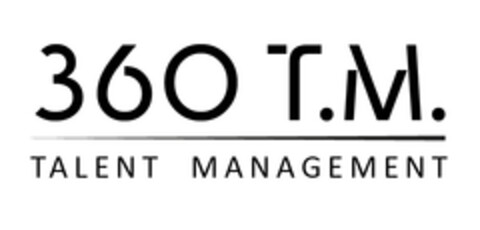 360 T.M. TALENT MANAGEMENT Logo (EUIPO, 28.10.2022)