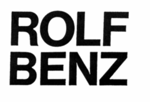 ROLF BENZ Logo (EUIPO, 02.05.1996)